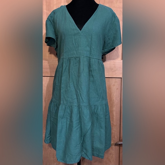 Universal Thread Dresses & Skirts - Teal V-Neck Dress